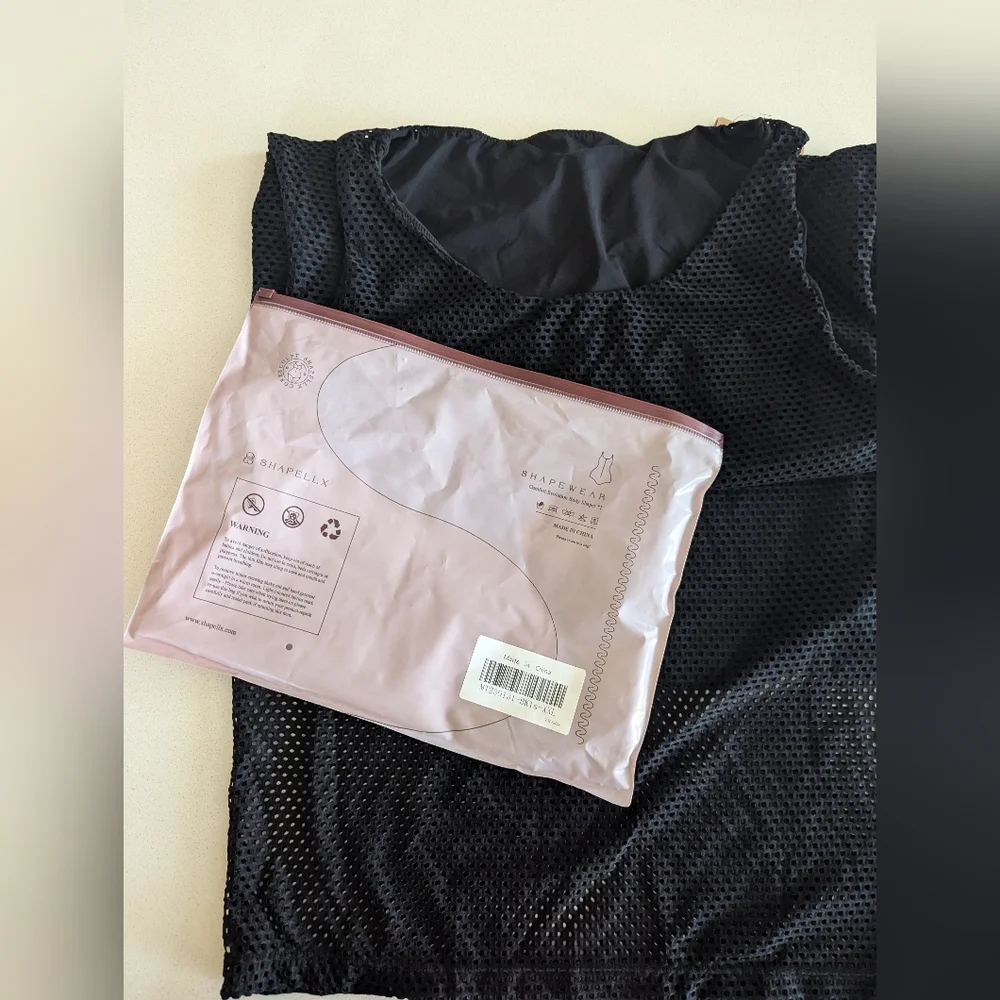 Shapellx | Black Sleeveless Mesh Dress | Size XXL - Picture 4 of 7